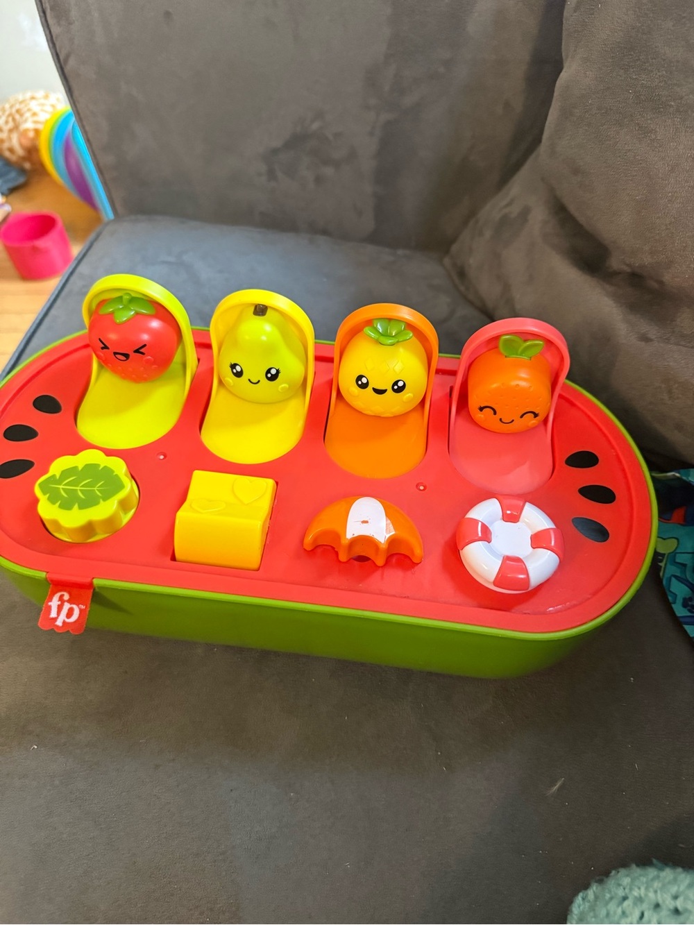 Fisher-Price Pop-Up Fruit Surprise Toy - Red, Yellow, Orange, Green